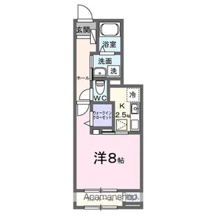 プラシード【1階】の間取り