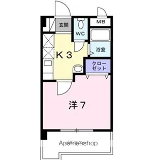 シーポート花時計【4階】の間取り