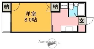 ヴィラージュぶーけⅠ【1階】の間取り