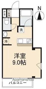 コリドール築地【401号室】の間取り