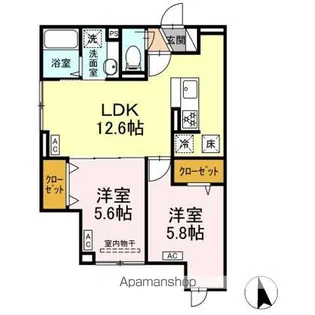 グラナーデ滝野川【1階】の間取り