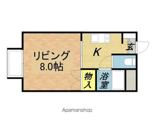 グランコートⅡ【205号室】の間取り