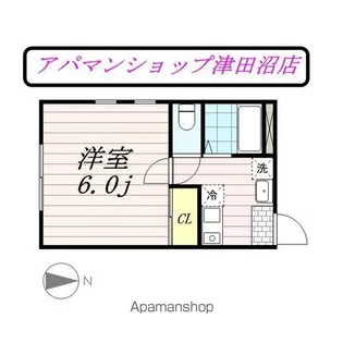 キャメル津田沼【2階】の間取り