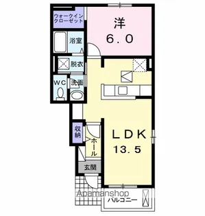 プリムローズ【1階】の間取り