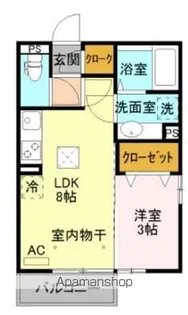 ルビネット【1階】の間取り