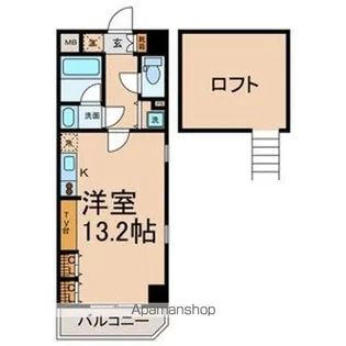 ADD WISTARIA 1【2階】の間取り