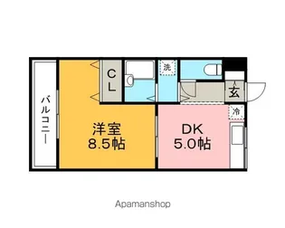 モンシェリ【308号室】の間取り