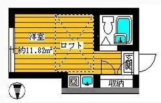ライフピア新中野【1階】の間取り