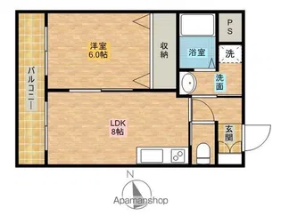 ソルトシティ浜松【5階】の間取り