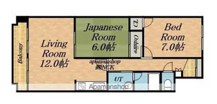 総業八軒ハイム【2階】の間取り