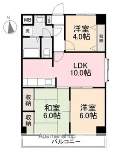 ハイクレスト高松【503号室】の間取り