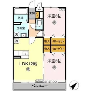 バニュルスⅣ【3階】の間取り