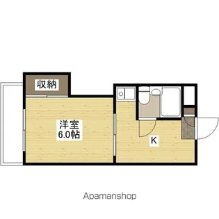 コーポ梶岡【508号室号室】の間取り