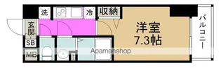 ララプレイス大阪福島プレッソ【4階】の間取り