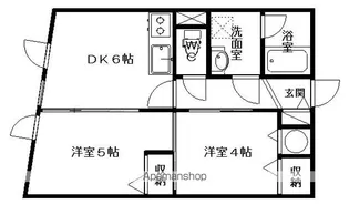 アイビーE【302号室】の間取り