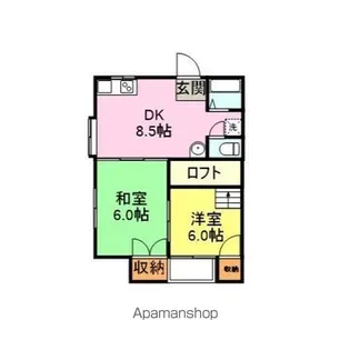 サンレジデンスAOI【103号室】の間取り