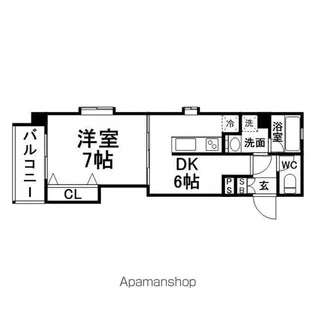 福岡県福岡市東区原田2丁目【マンション】の間取り