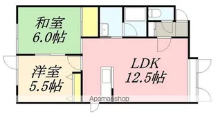 メゾン湯浜【2階】の間取り