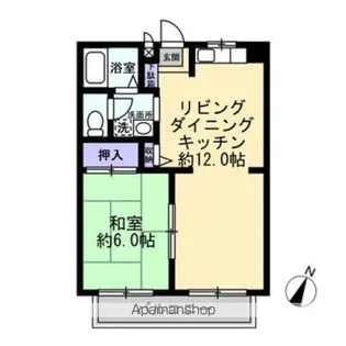 フォブール丸亀【2階】の間取り