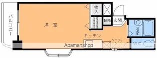 アルバートル亜沙野【203号室】の間取り
