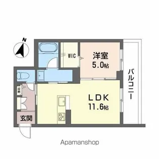 ファルコ鷹匠【3階】の間取り