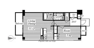 グランマスト白壁二丁目【4階】の間取り