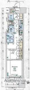 GENOVIA阪東橋ⅡSKYGARDEN【7階】の間取り