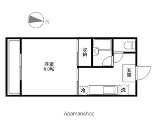 コーポ松岡【1階】の間取り