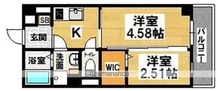 NU長居公園【3階】の間取り