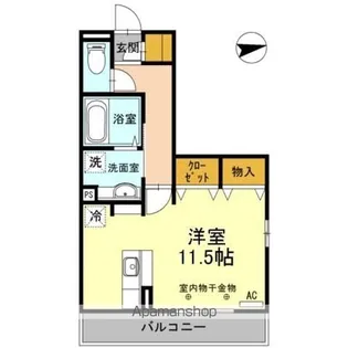 フローラ稲葉【3階】の間取り