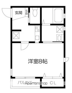 エクリュ帯山【105号室】の間取り