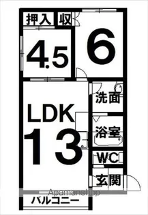 コンフォート16【3階】の間取り