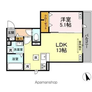 SUN HILLS三組【1階】の間取り