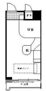 ラ・パルフェ・ド・コリドール【3階】の間取り