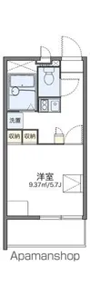 レオパレス羽邑【2階】の間取り