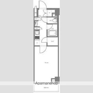 ルーブル板橋区役所前【4階】の間取り