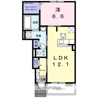 グレーシア【1階】の間取り