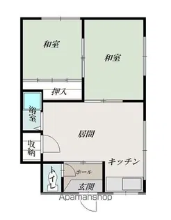 スノーホワイト(旧あずまコーポ)【102号室】の間取り
