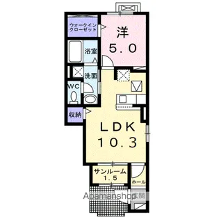 セントヒルズ・ディモーネⅡ【1階】の間取り