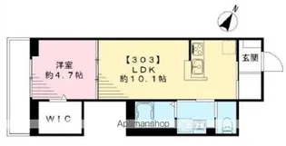 ラ・コリーヌ谷中【2階】の間取り