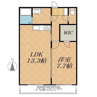 サルイ・オビヒロ【6階】の間取り