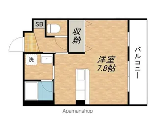滋賀県彦根市大藪町【マンション】の間取り