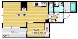 IRISSPIRA.BRIGHT A’S【8階】の間取り