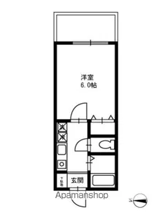 タケハイム船橋【2階】の間取り