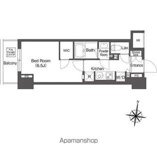コンフォリア森下リバーサイド【7階】の間取り