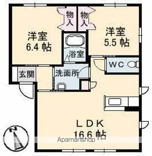 COURAGEU(クラジュー)【1階】の間取り