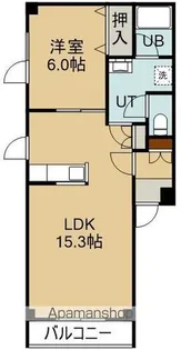 MSティファニー【201号室】の間取り