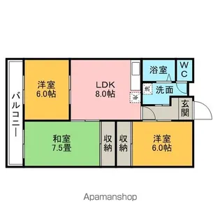 高松ビル【2階】の間取り