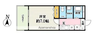 サンフレッシュ吉川【2階】の間取り