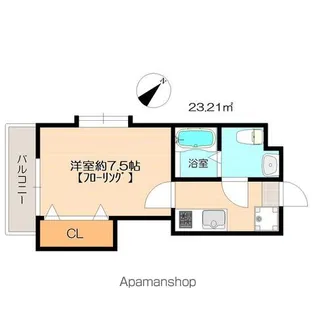 リテラ井尻【3階】の間取り